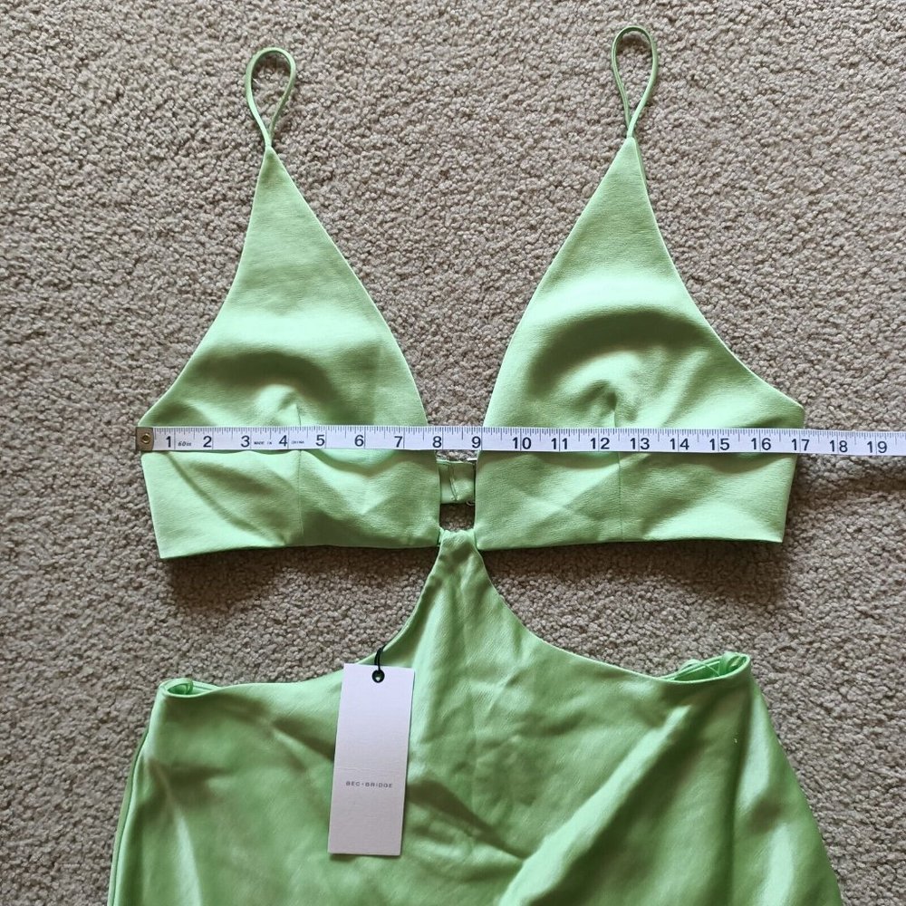 BNWT Bec & Bridge Ciao Bella Maxi Dress - Size 12 Apple Green - Picture 7 of 12